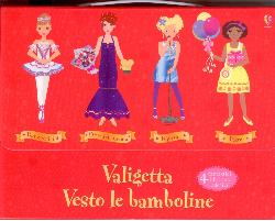 Valigetta Vesto le bamboline. Con adesiv