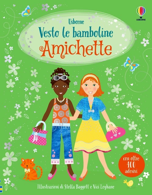 Amichette. Vesto le bamboline. Con adesi