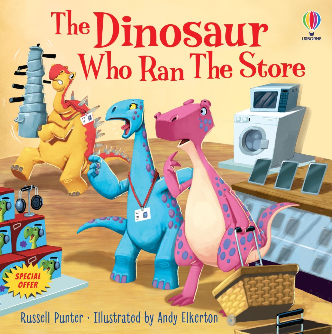 Dinosaur who ran the store. Dinosaur tal