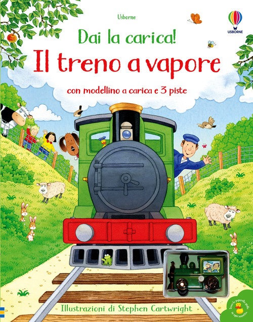 Treno a vapore. Ediz. a colori. Con mode