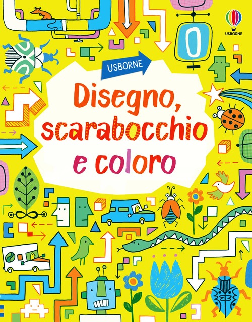 Disegno, scarabocchio e coloro. Giochi e