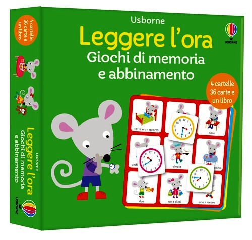 Leggere l'ora. Ediz. a colori. Con 4 car