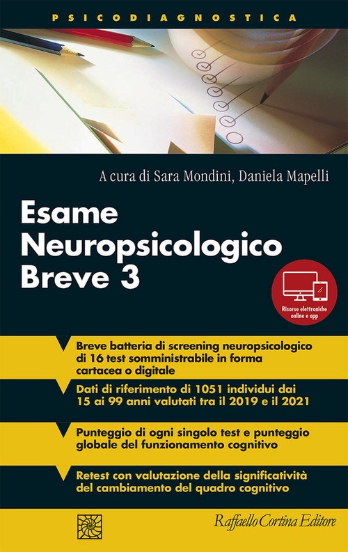 Esame neuropsicologico breve 3. Con app.