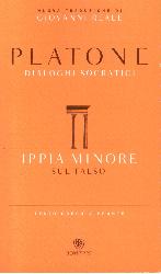 Ippia minore. Sul falso. Testo greco a f