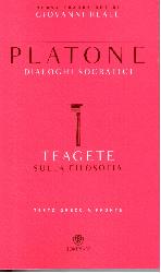 Teagete. Sulla filosofia. Testo greco a