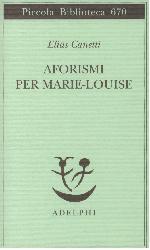 Aforismi per Marie-Louise