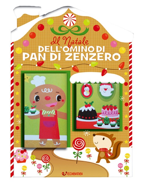 Natale dell'omino di pan di zenzero. Cas