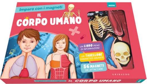 Corpo umano. Imparo con i magneti. Ediz.