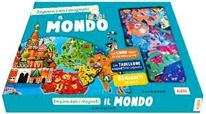 Mondo. Imparo con i magneti. Ediz. a col