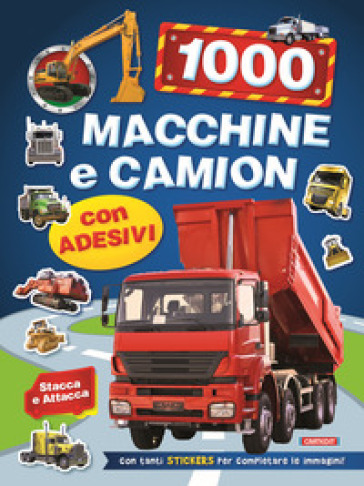 1000 macchine e camion. Con adesivi. Edi