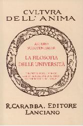 LA FILOSOFIA DELLE UNIVERSITà. [RISTAMPA