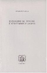 Indagini su Hegel e schiarimenti filosof