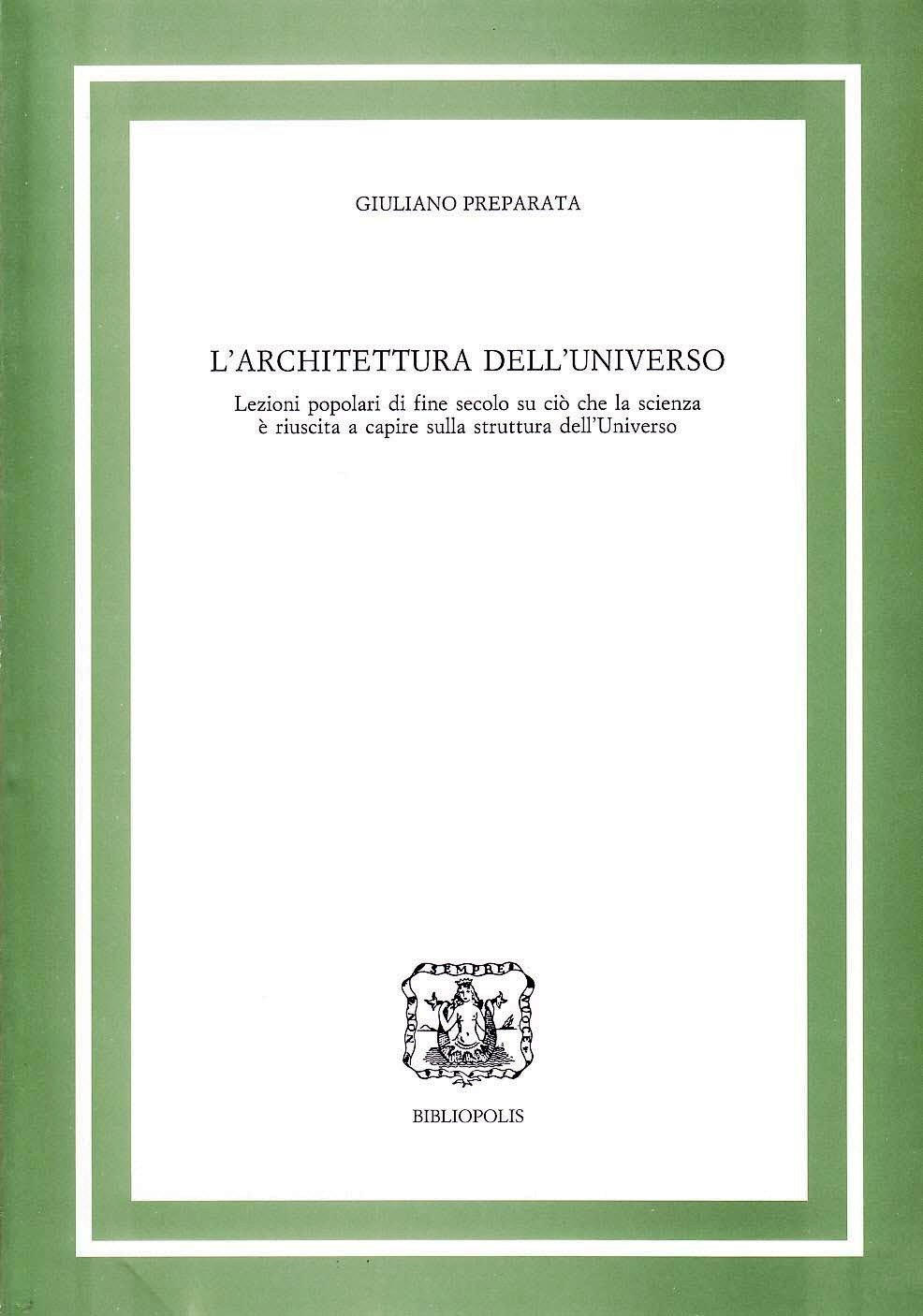 Architettura dell'universo. Lezioni popo