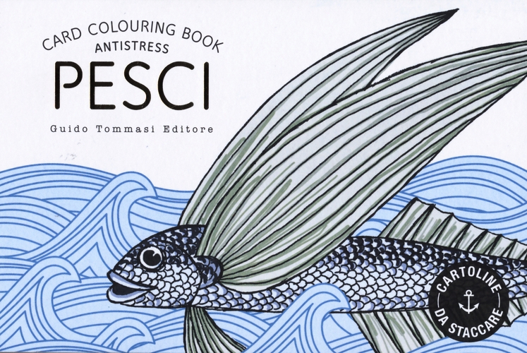 Pesci. Card colouring book antistress