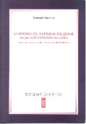 Riforma del sistema di soluzione delle c