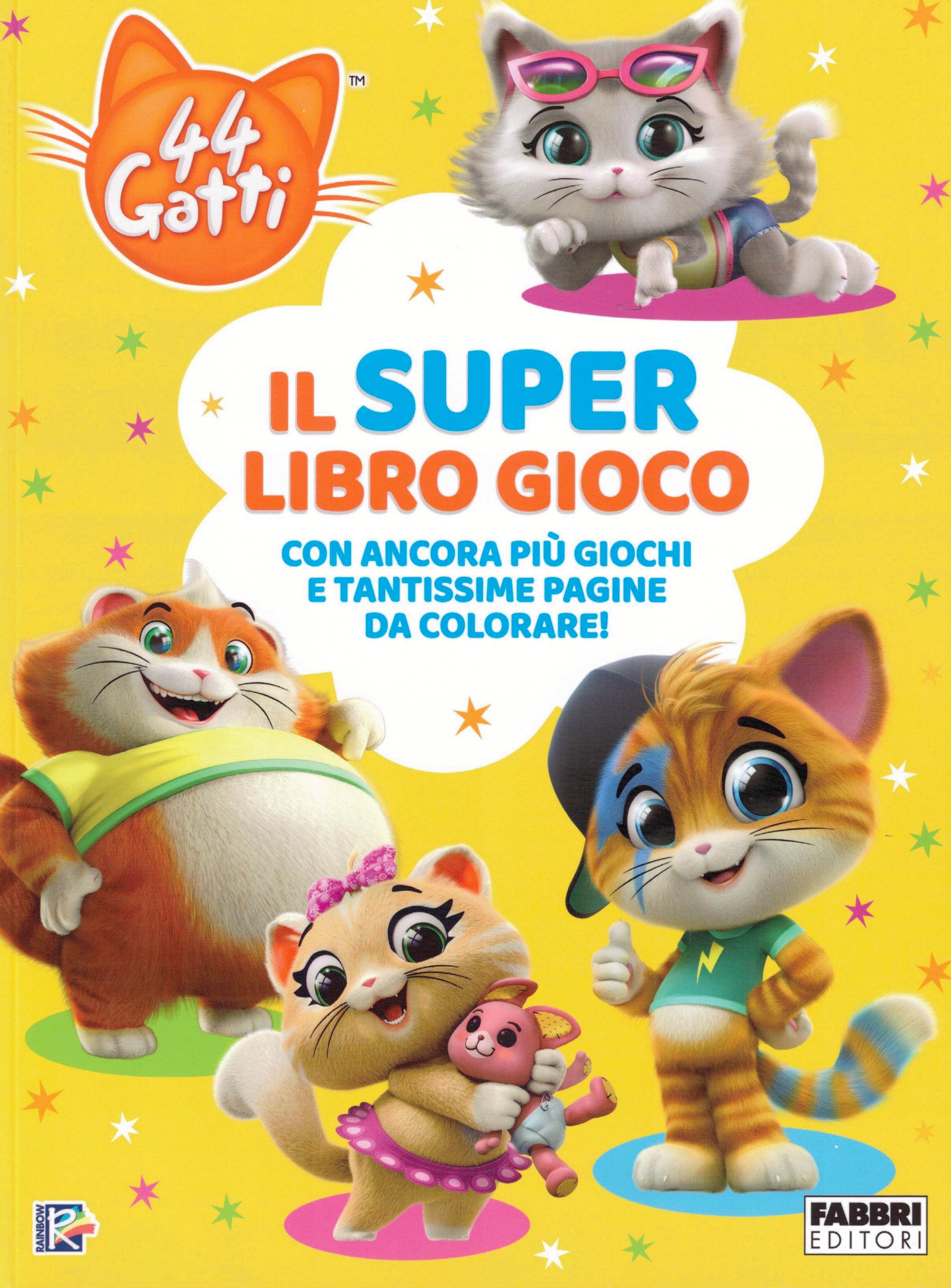 Super libro gioco. 44 gatti. Ediz. a col