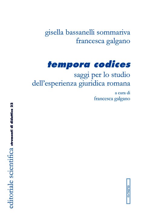 Tempora codices. Saggi per lo studio del